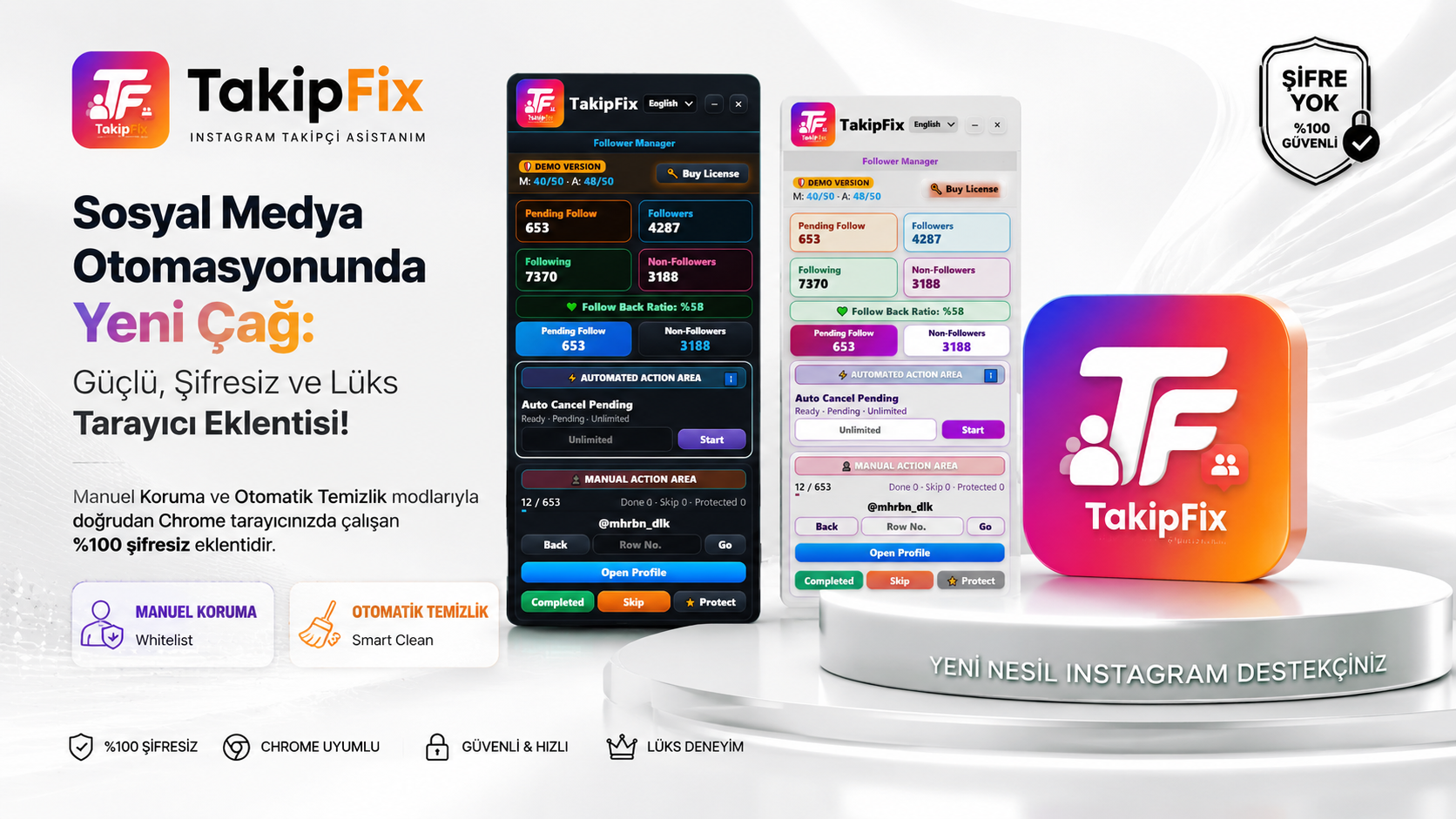 TakipFix v1.0.0 Lansman & Ana Tanıtım Afişi