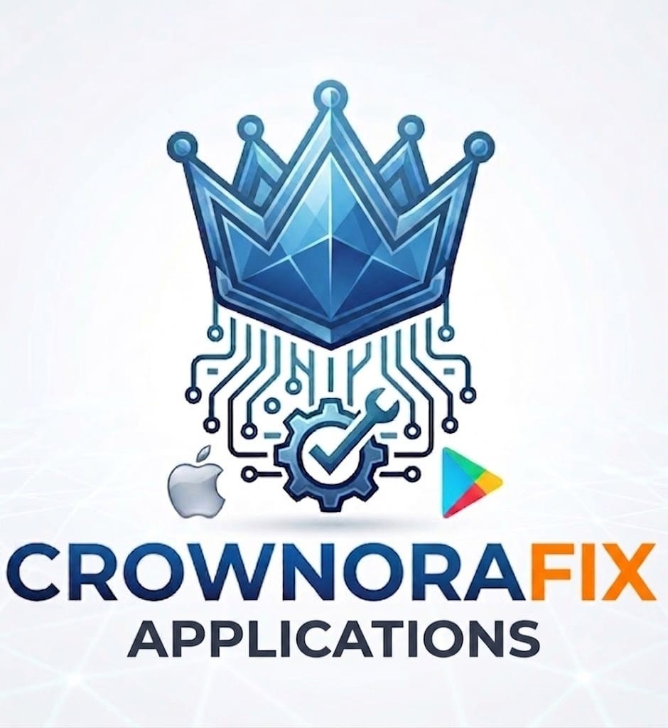 CrownoraFix Applications Resmi Marka Logosu